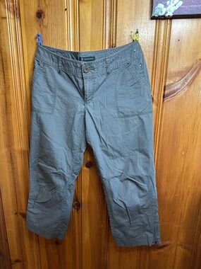 INC International Concepts Olive Utility Crop Cargo Pants
